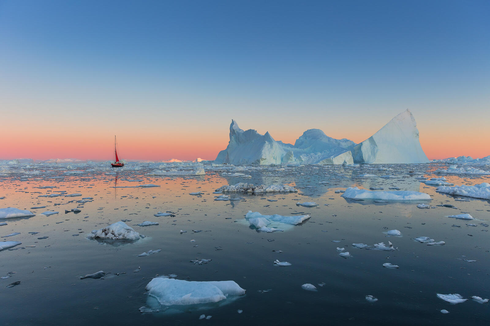 Бесплатное фото Атлантический айсберг