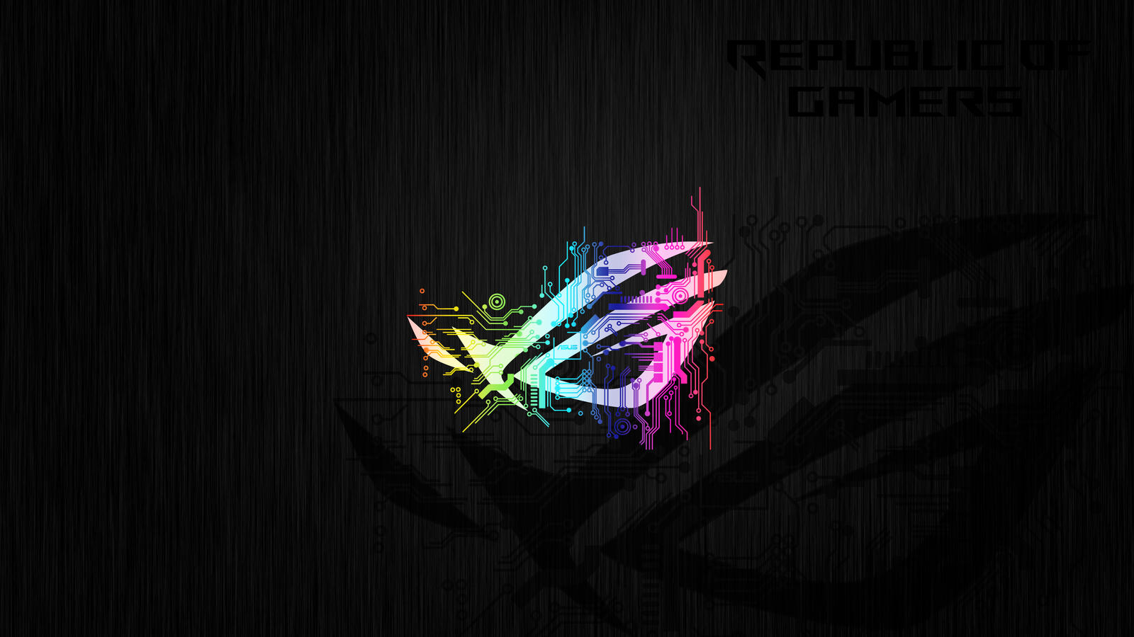 Wallpapers republic of gamers Asus computers on the desktop