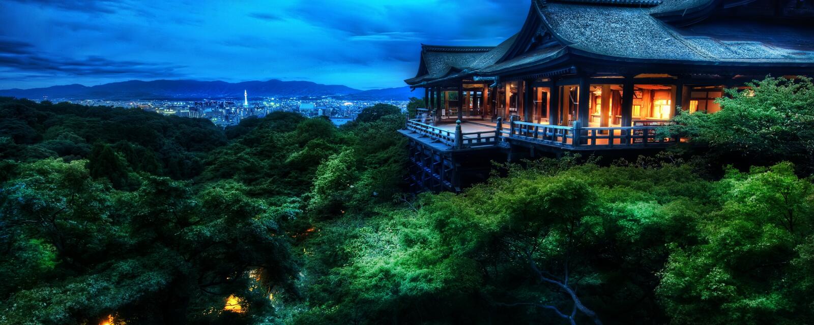 桌面上的壁纸清水寺 京都寺院 日本