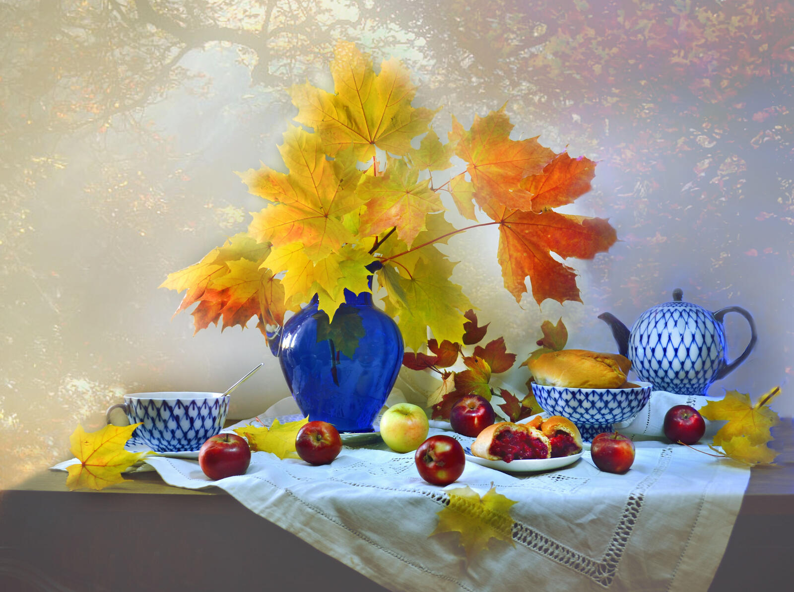 Wallpapers still life fall picture on the desktop