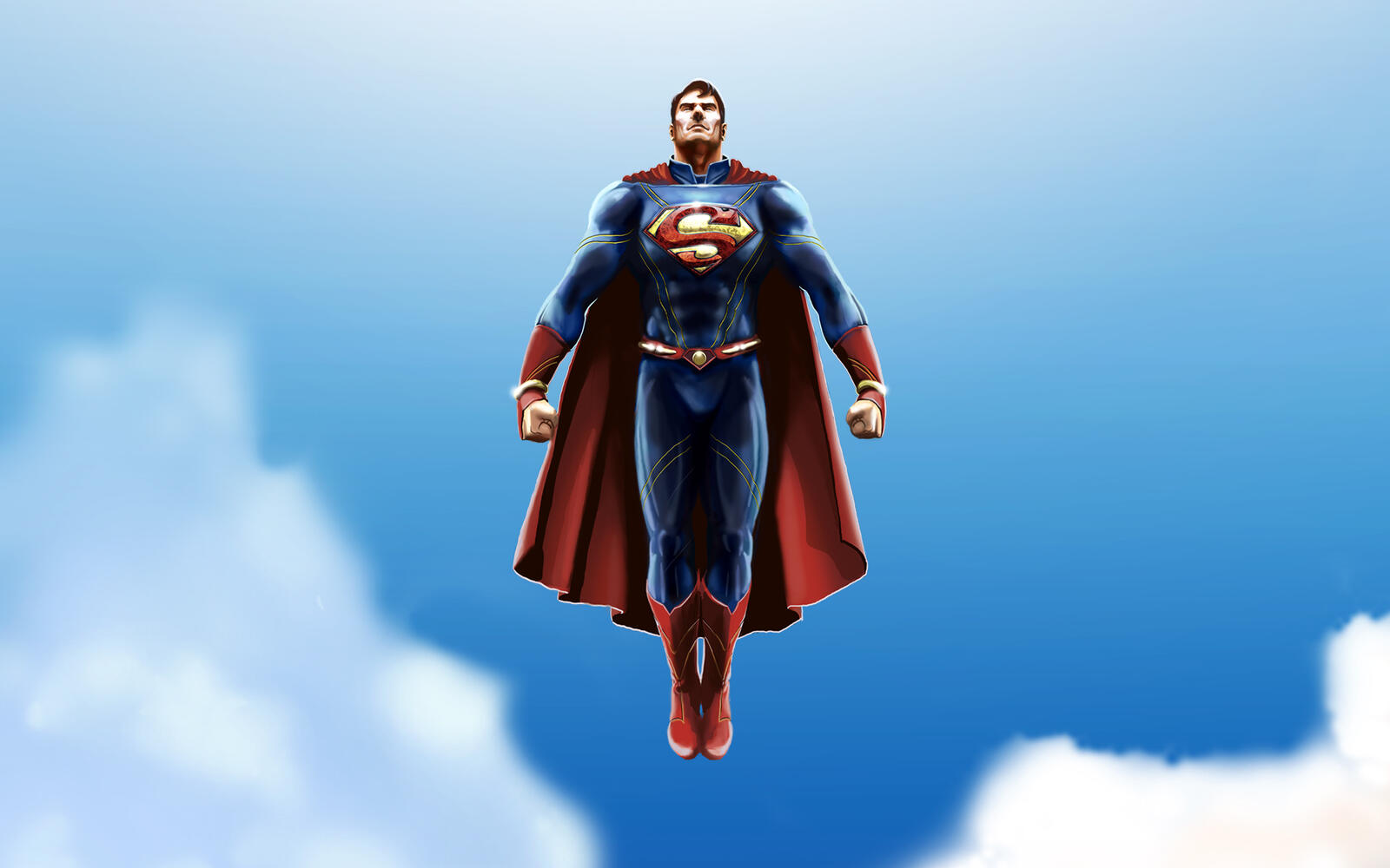 Wallpapers superman superheroes artwork on the desktop