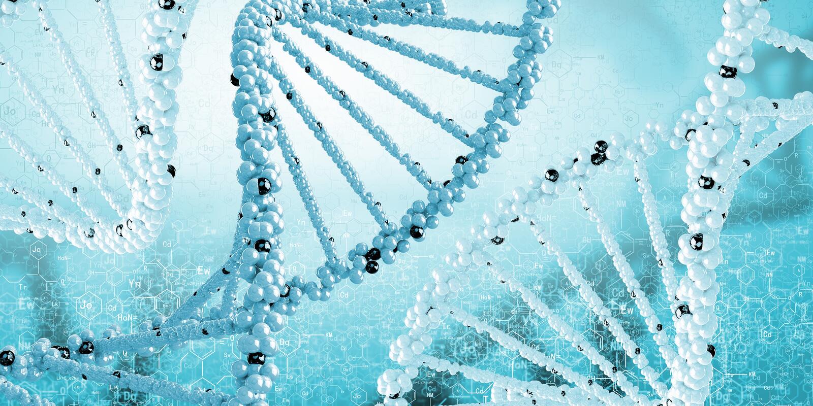 Обои ДНК наука элементы на рабочий стол