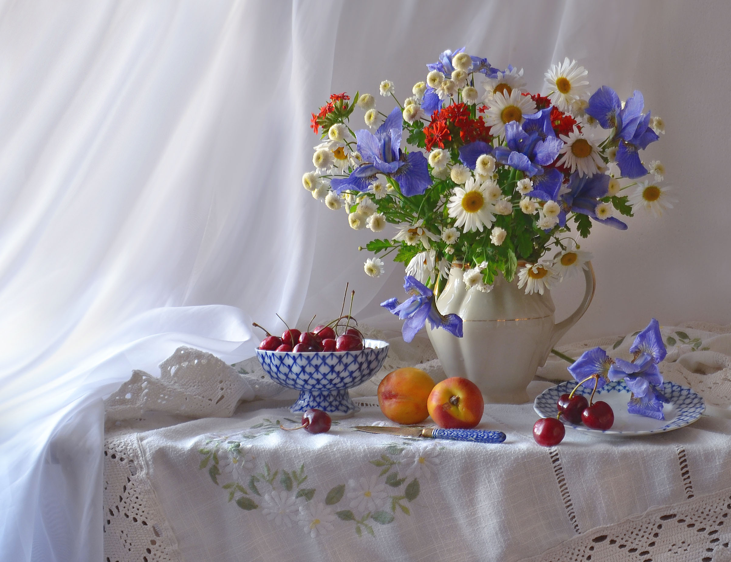 桌面上的壁纸花瓶 背景 水果