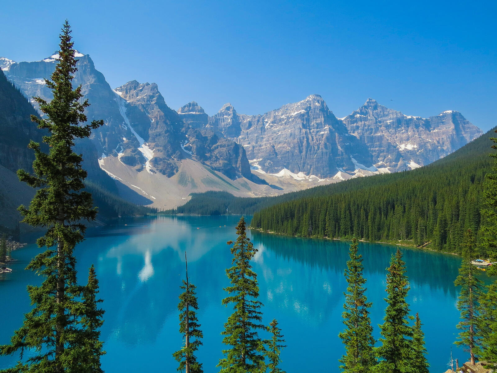 Wallpapers trees mountains Canada on the desktop