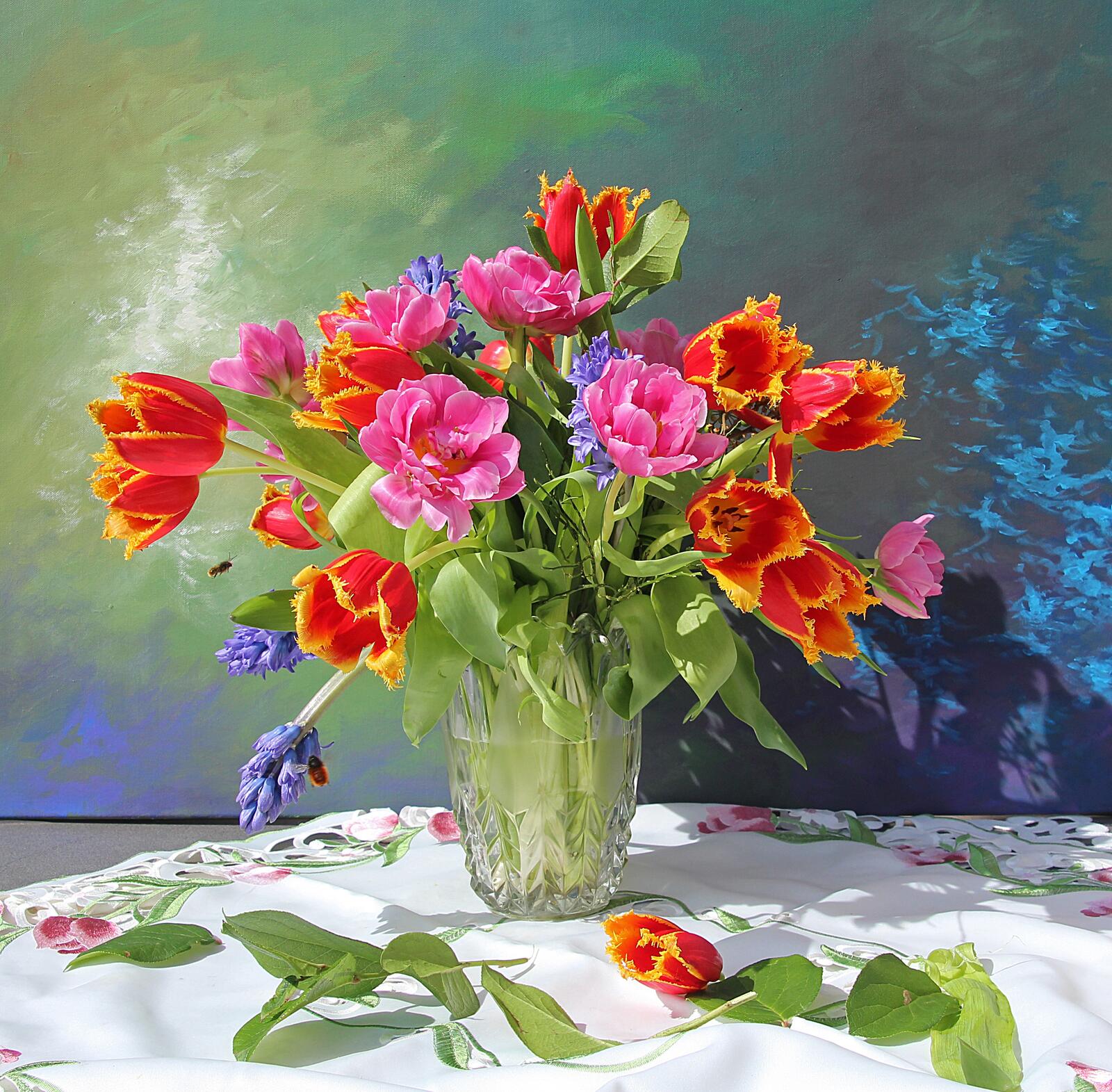 Обои флористический флора натюрморт на рабочий стол