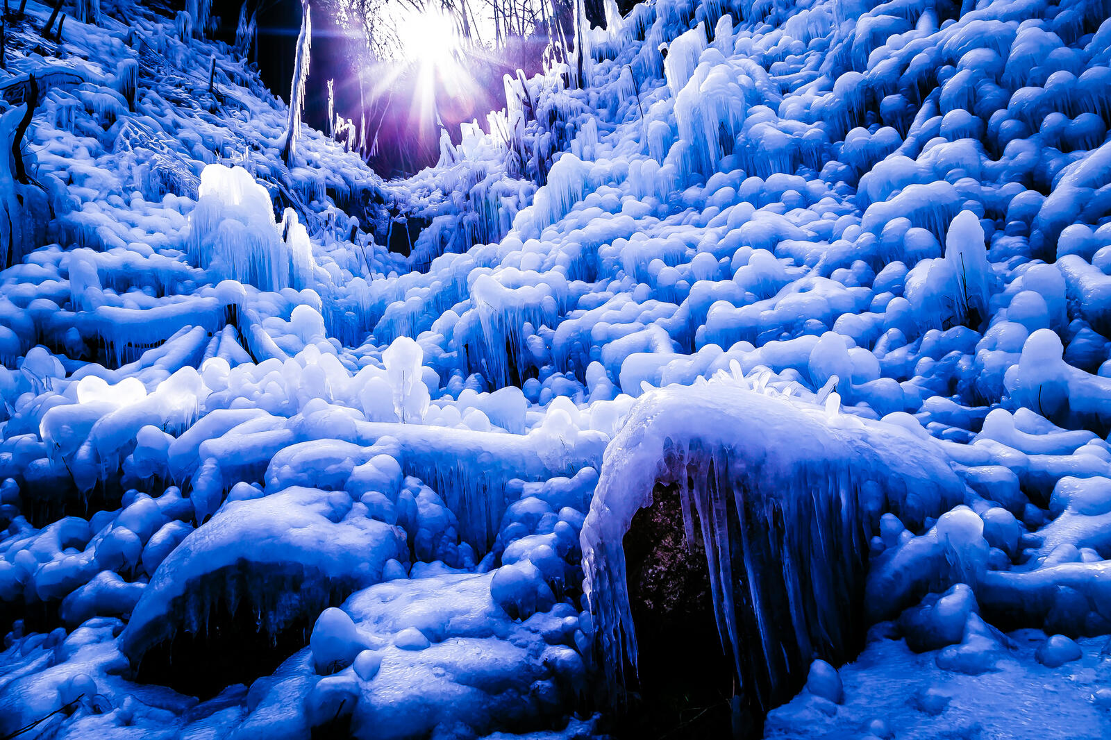 Wallpapers ice Inclination Japan on the desktop