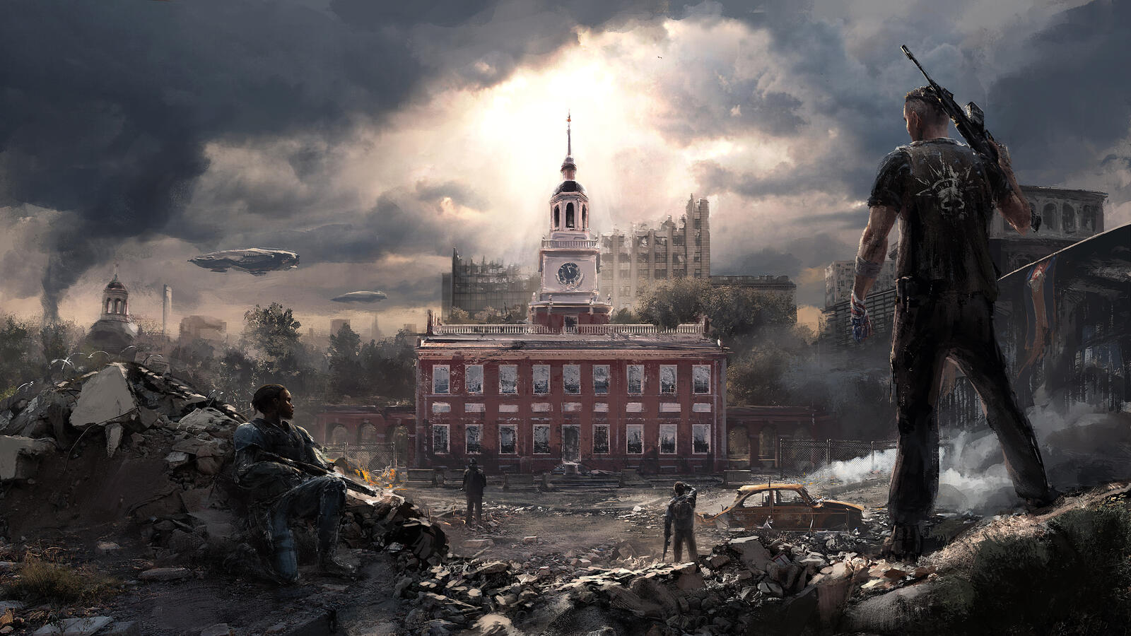 Wallpapers homefront the revolution city computer games on the desktop