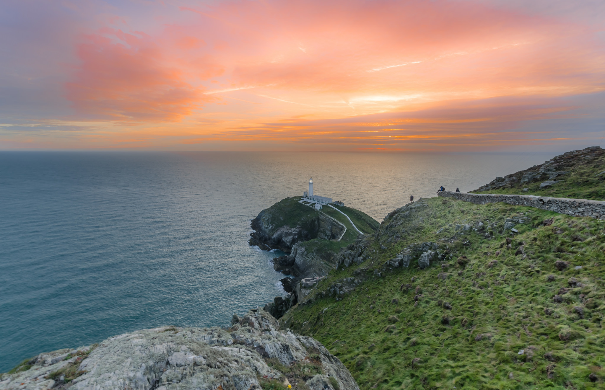Wallpapers South Stack Lighthouse Anglesey North Wales on the desktop