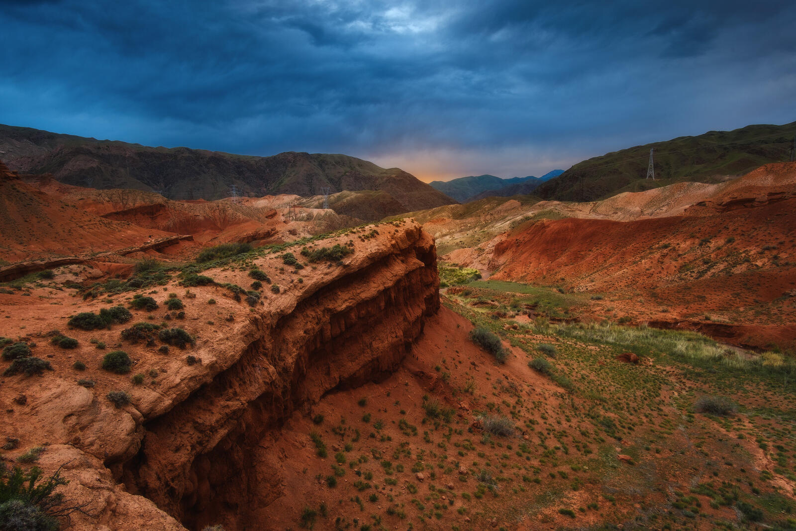 Бесплатное фото Рассвет в каньоны Конорчек