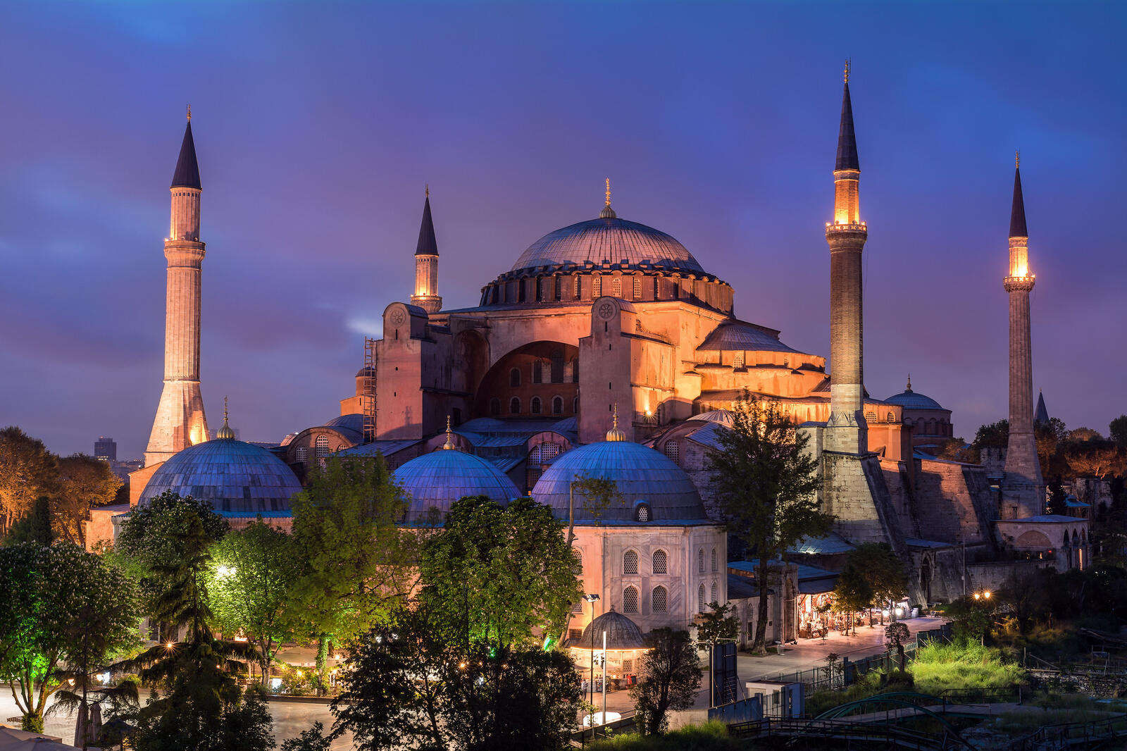 Обои Istanbul Hagia Sofia город на рабочий стол