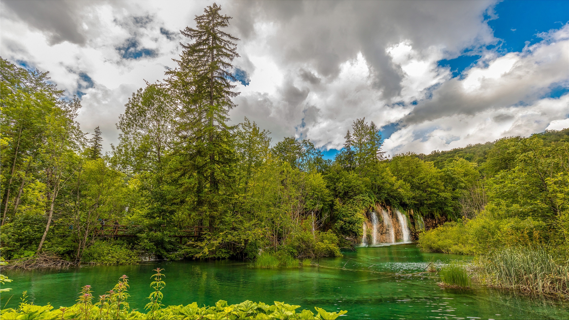 Photo free landscape, national Park Plitvice lakes, Plitvice lakes
