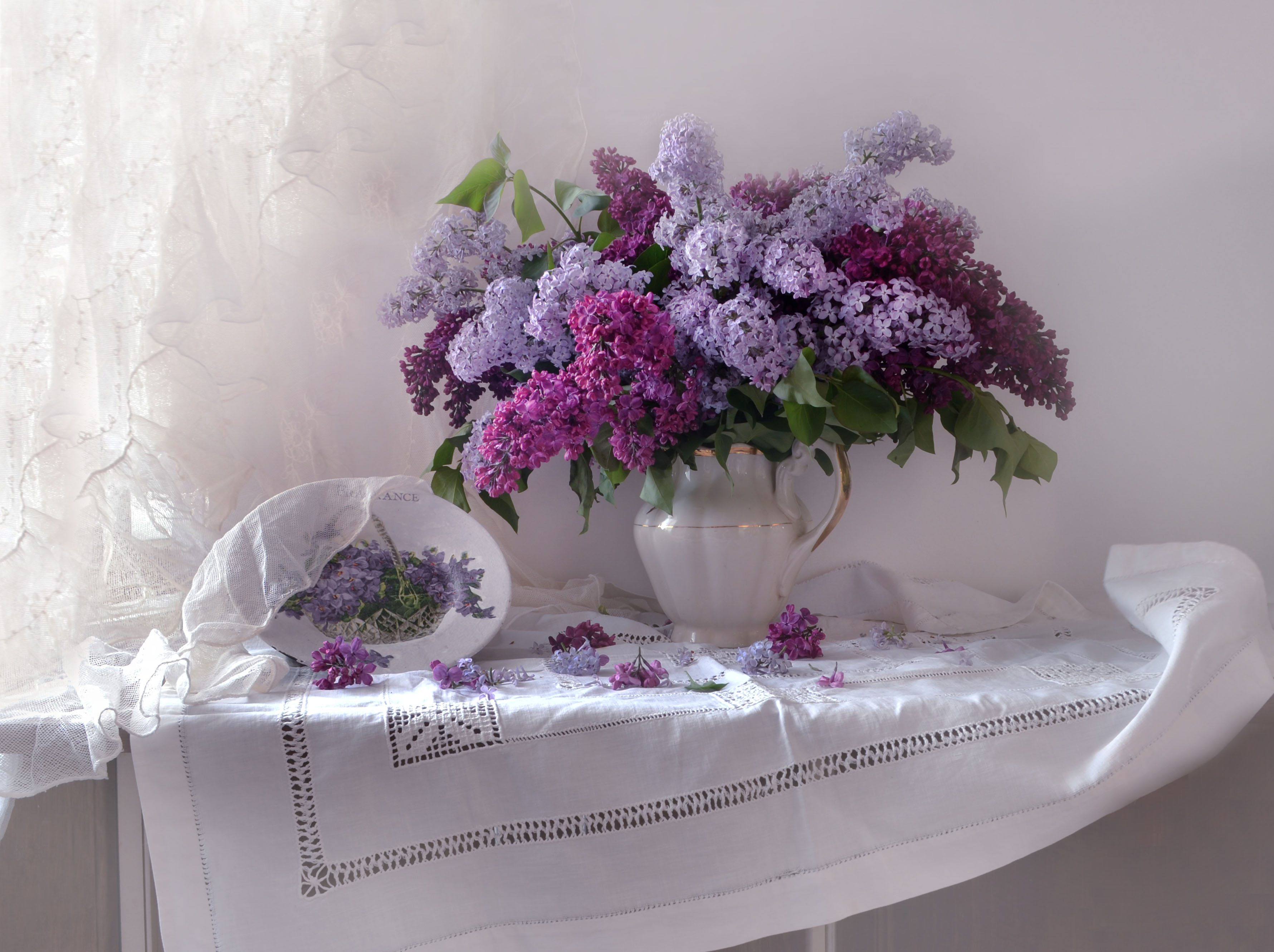 Photo free vase, lilac, picture