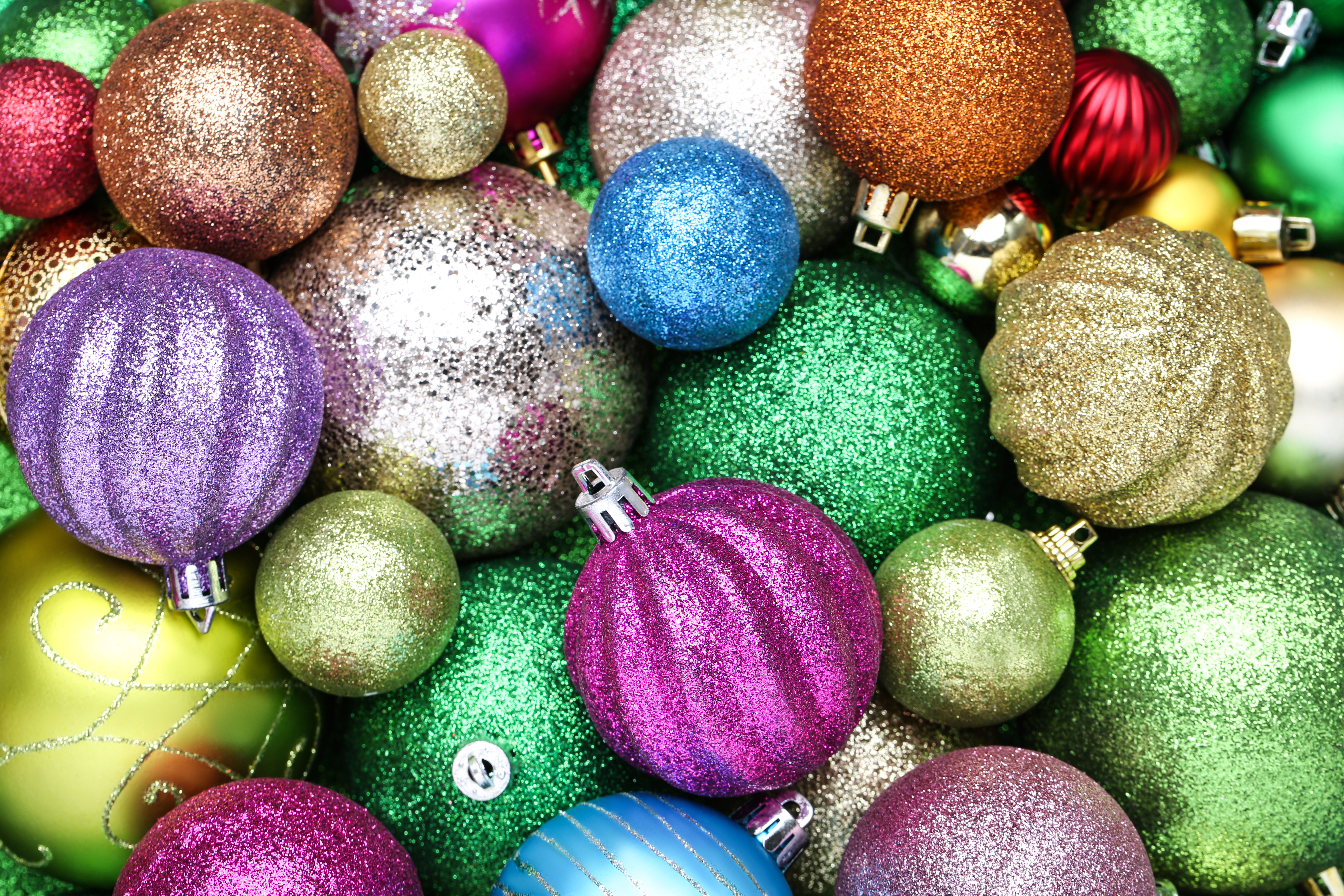 Wallpapers new year Christmas toys Christmas decorations on the desktop