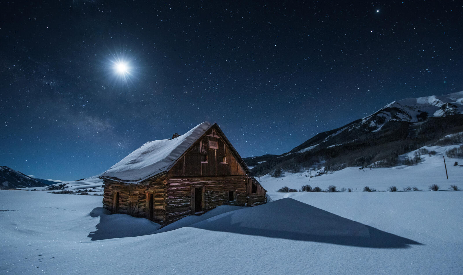 Wallpapers Crested Butte Colorado winter on the desktop