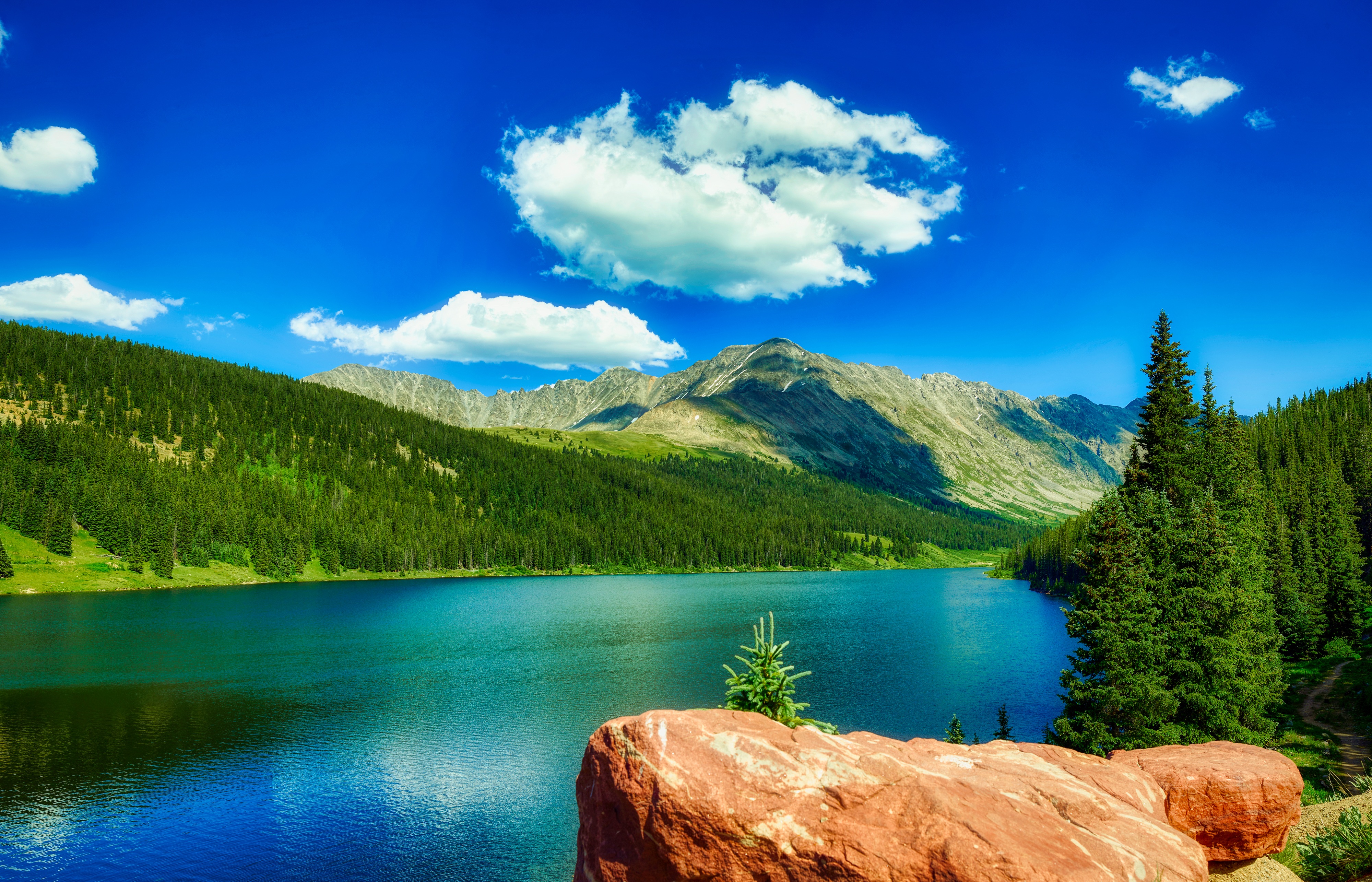 Wallpapers Colorado lake reflections on the desktop