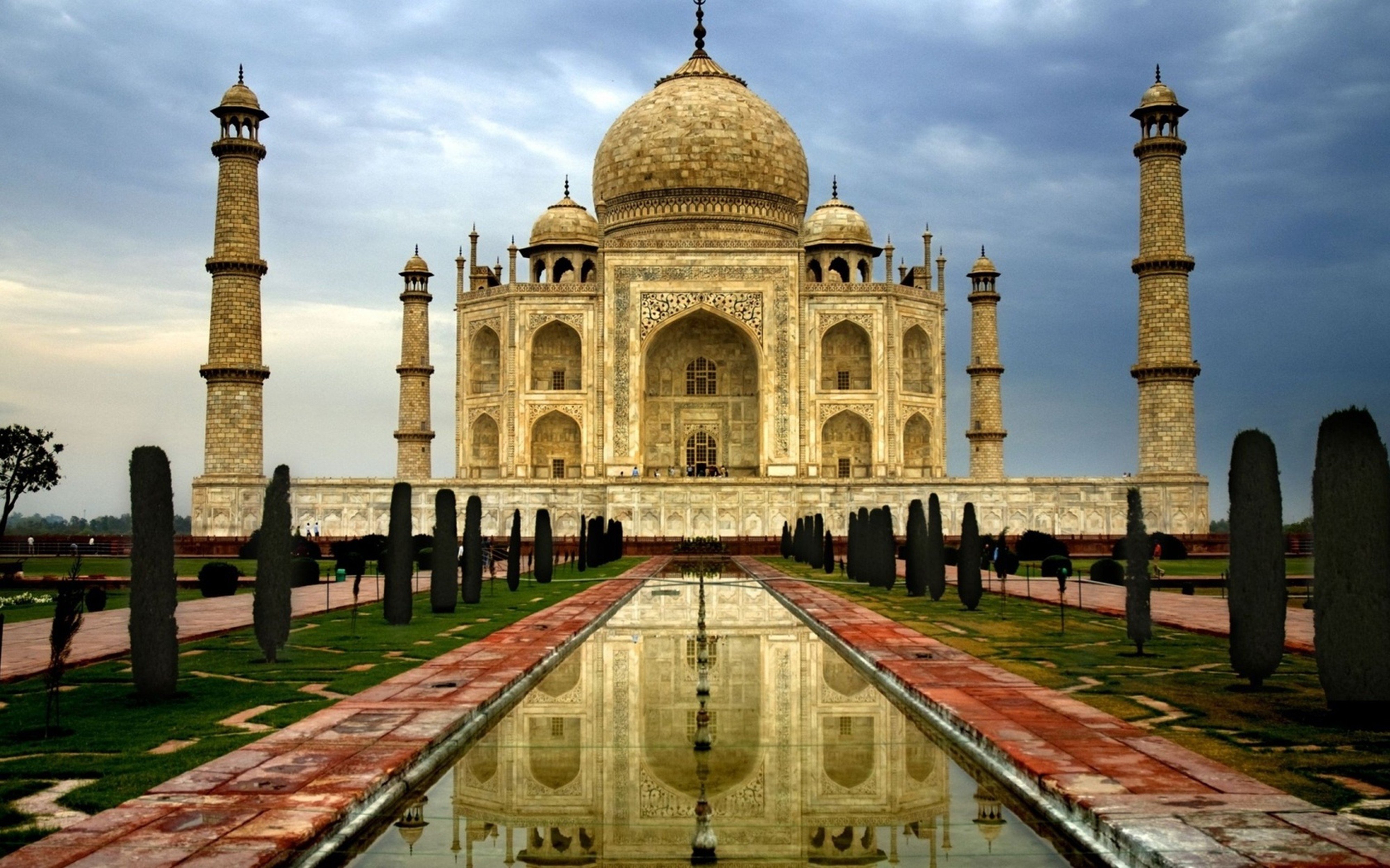 Wallpapers garden India Mahal on the desktop