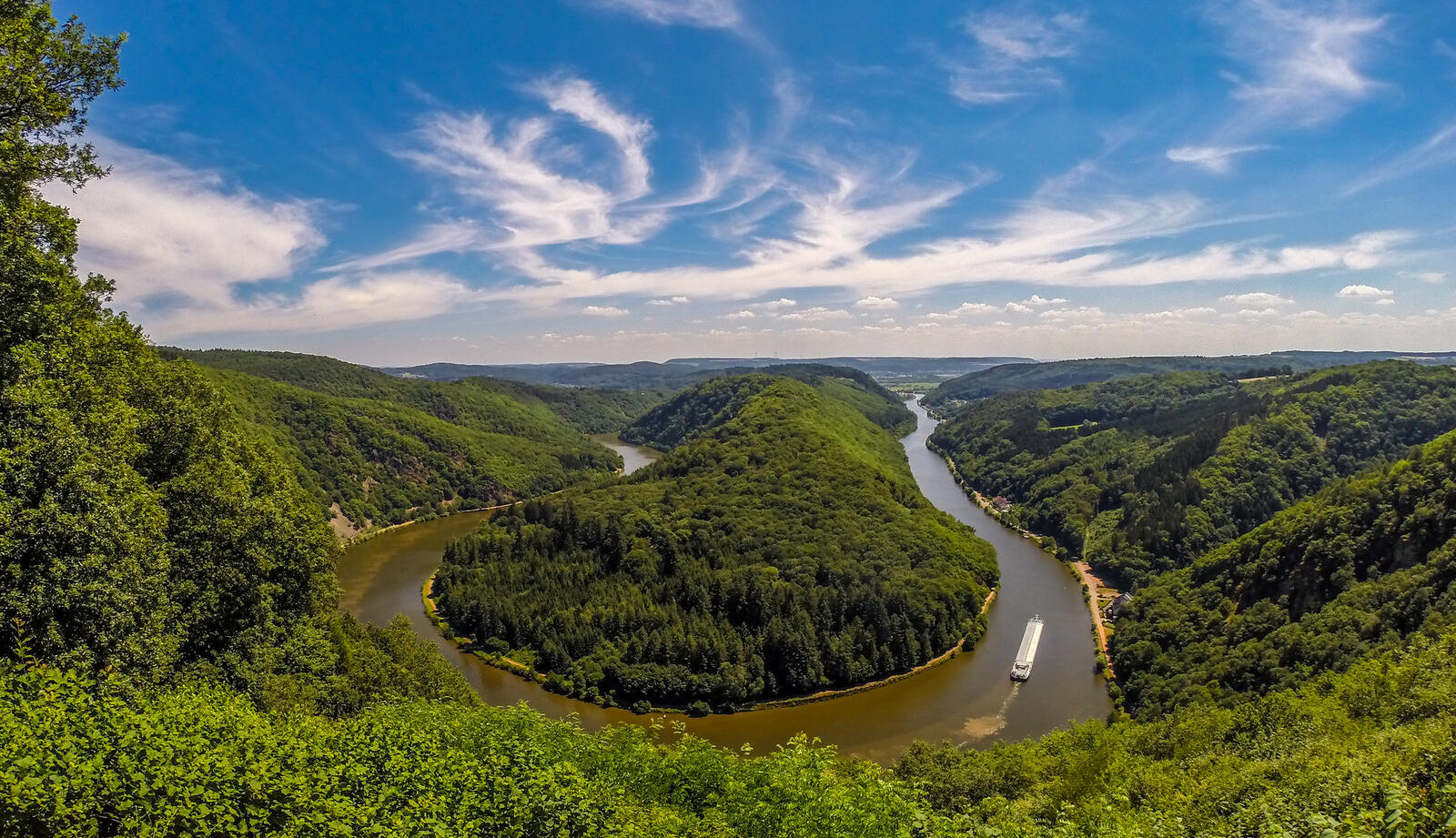 Бесплатное фото River Saar - Германия