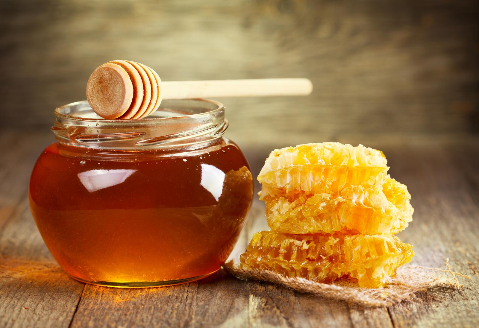 Бесплатное фото Мёд и соты