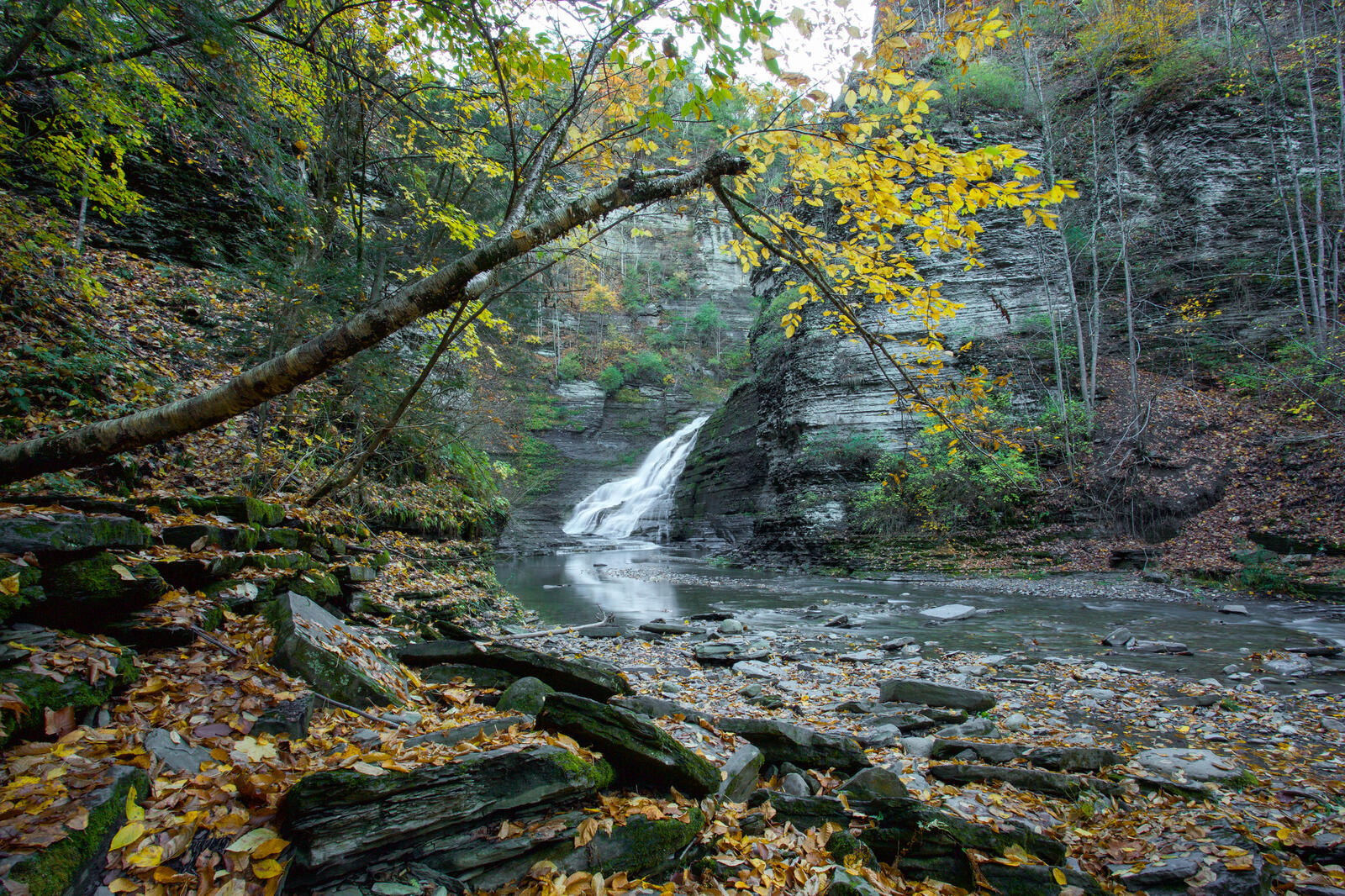 Wallpapers Lucifer falls Ithaca new York on the desktop