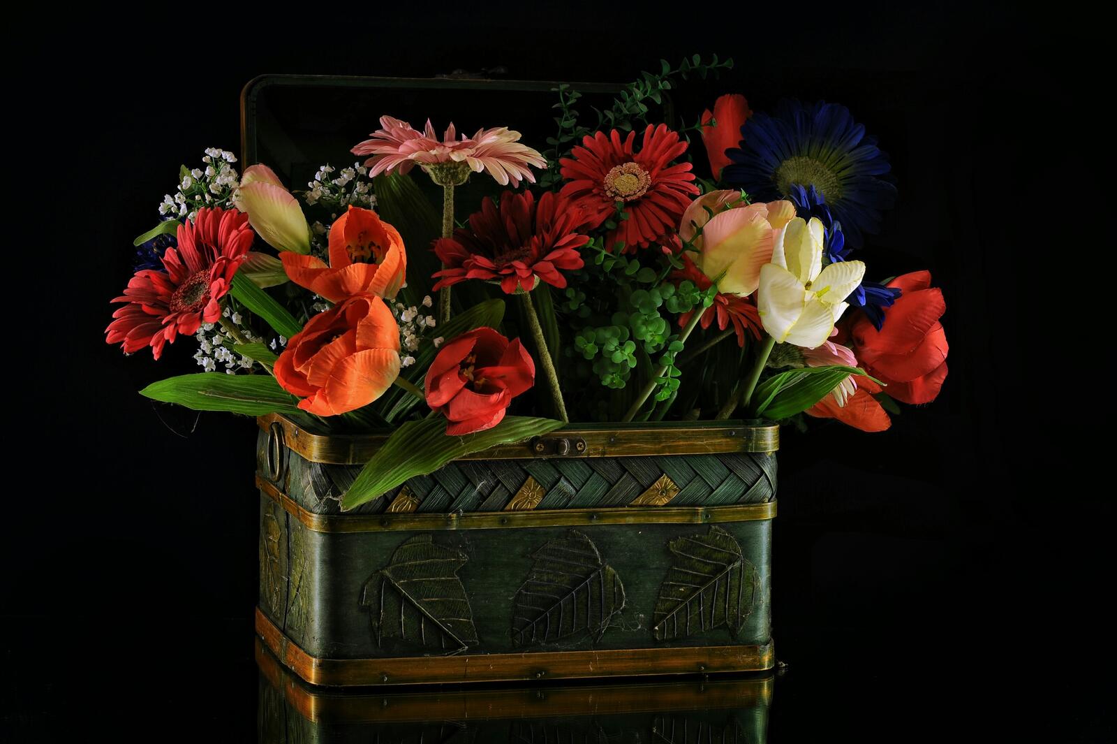 Обои цветы цветочная композиция праздничный букет на рабочий стол