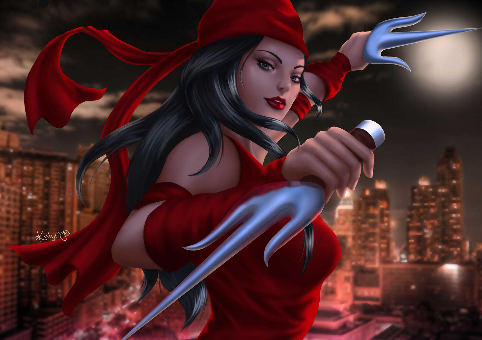 Wallpapers Elektra Fictional Character Tv Shows on the desktop