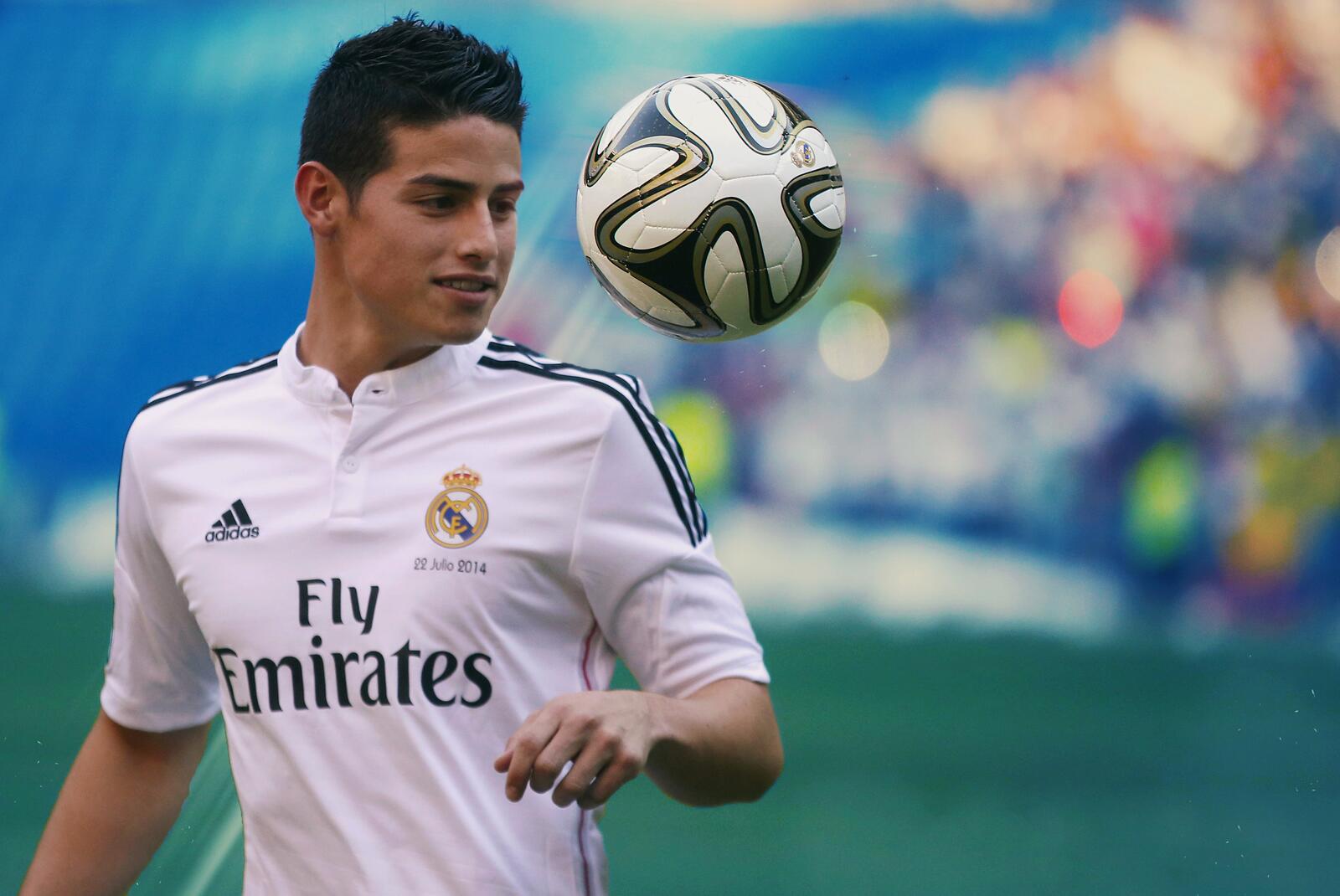 Wallpapers james rodriguez real football on the desktop