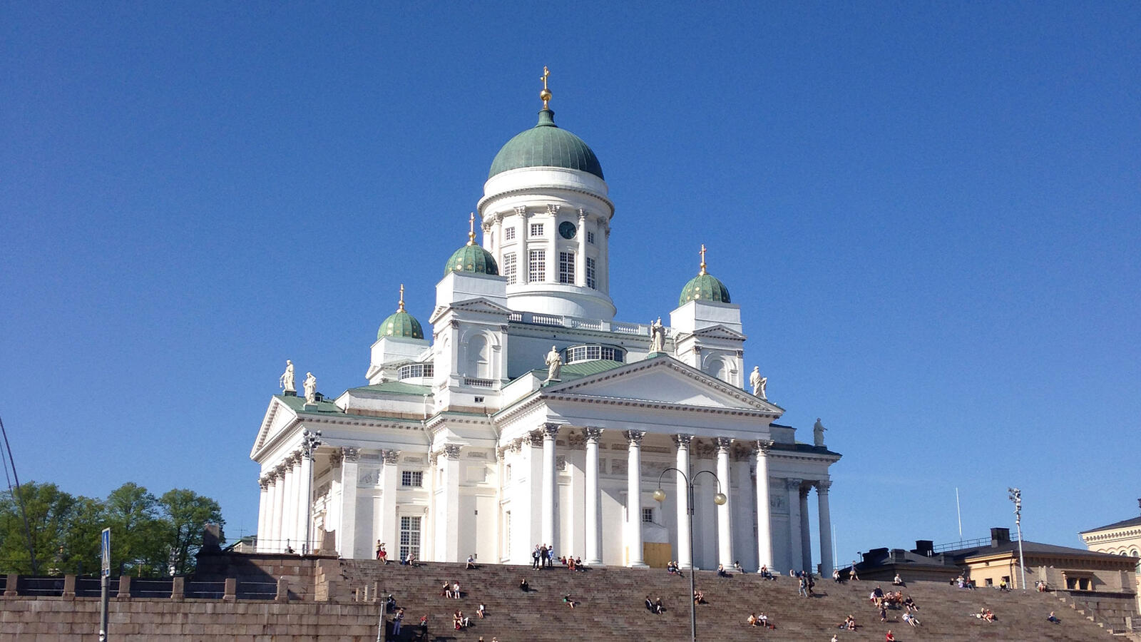 Обои Хельсинки Финляндия кафедральный собор на рабочий стол
