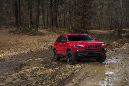 Jeep Cherokee, forest