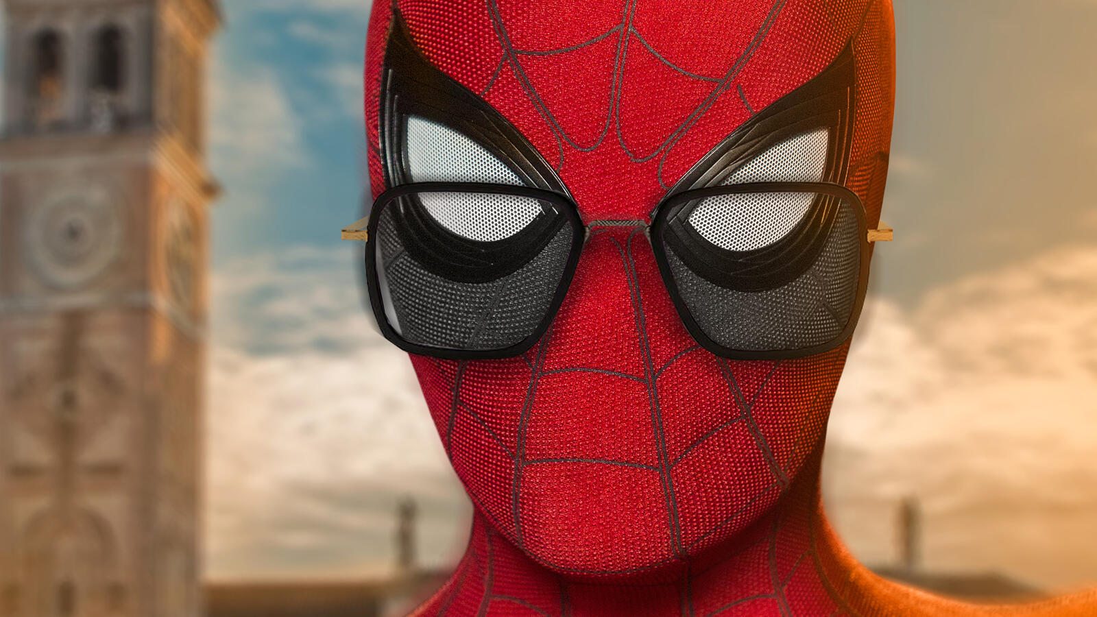 Wallpapers spiderman far from home artist superheroes on the desktop