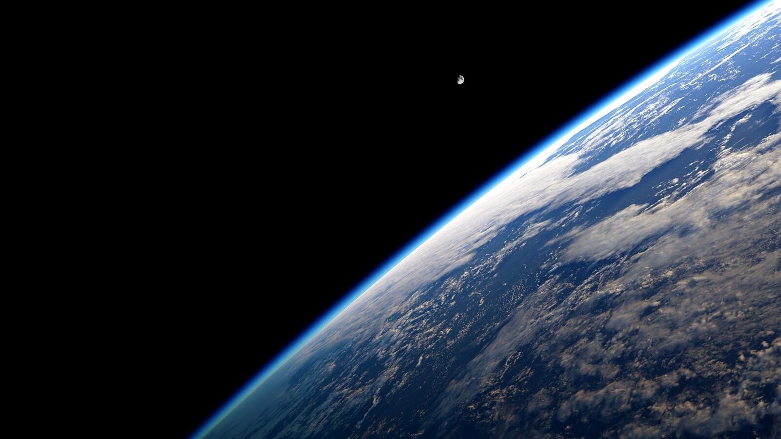 Wallpapers atmosphere clouds earth on the desktop