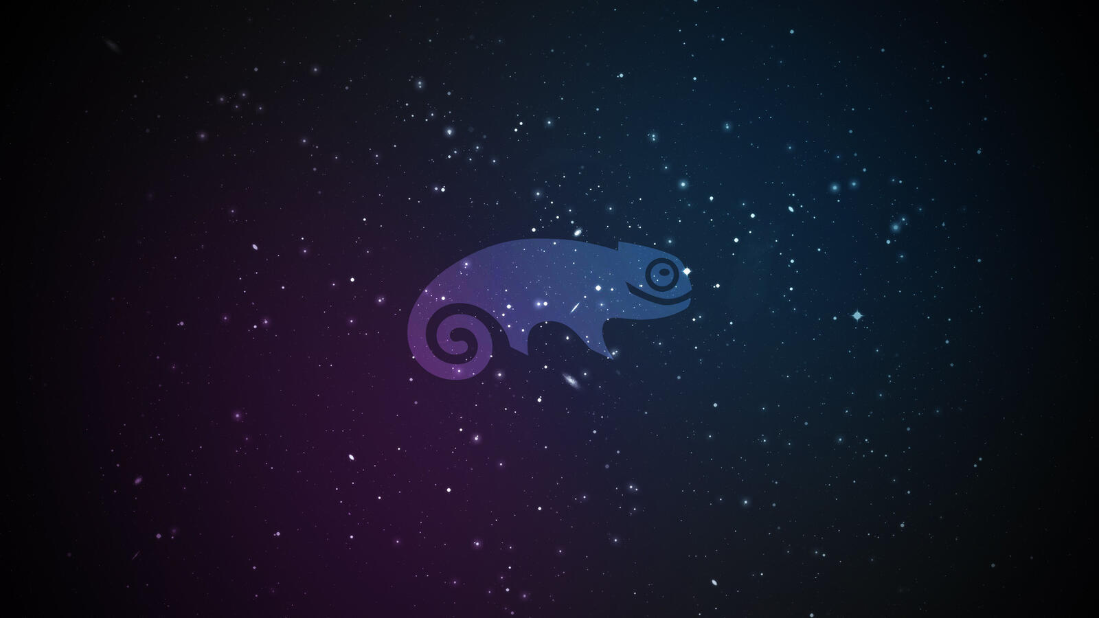 Wallpapers galaxy Linux operating system openSUSE on the desktop
