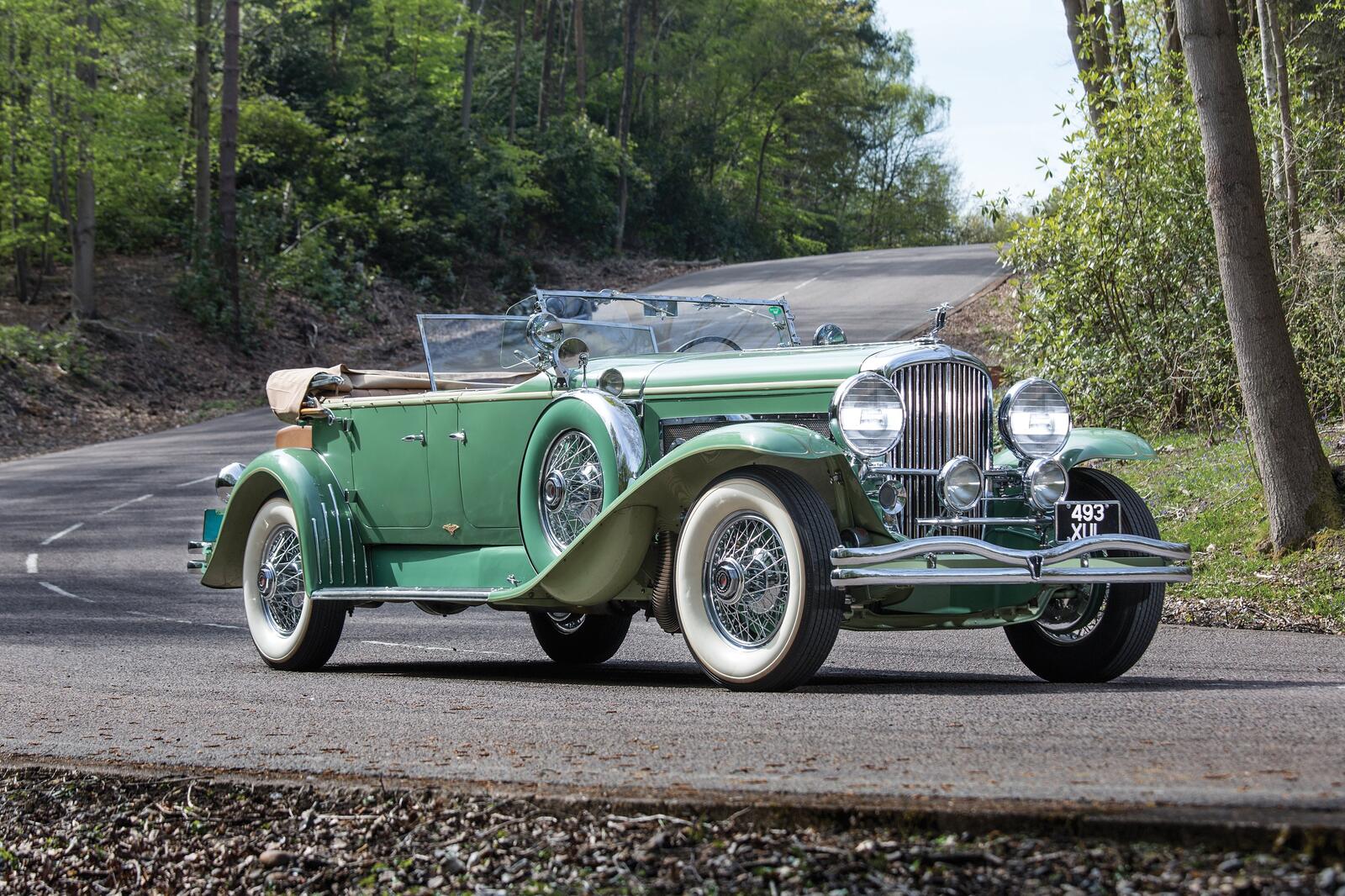 Обои 1931 модель duesenberg j в 451 автомобили лес на рабочий стол