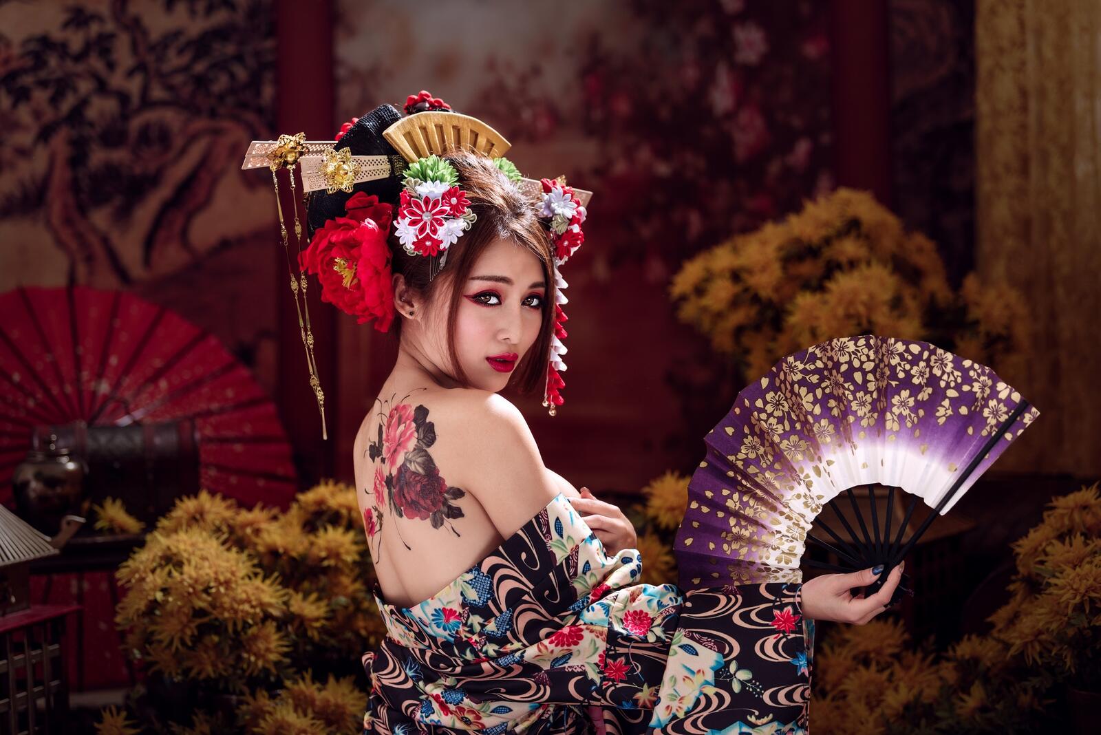 Free photo geisha