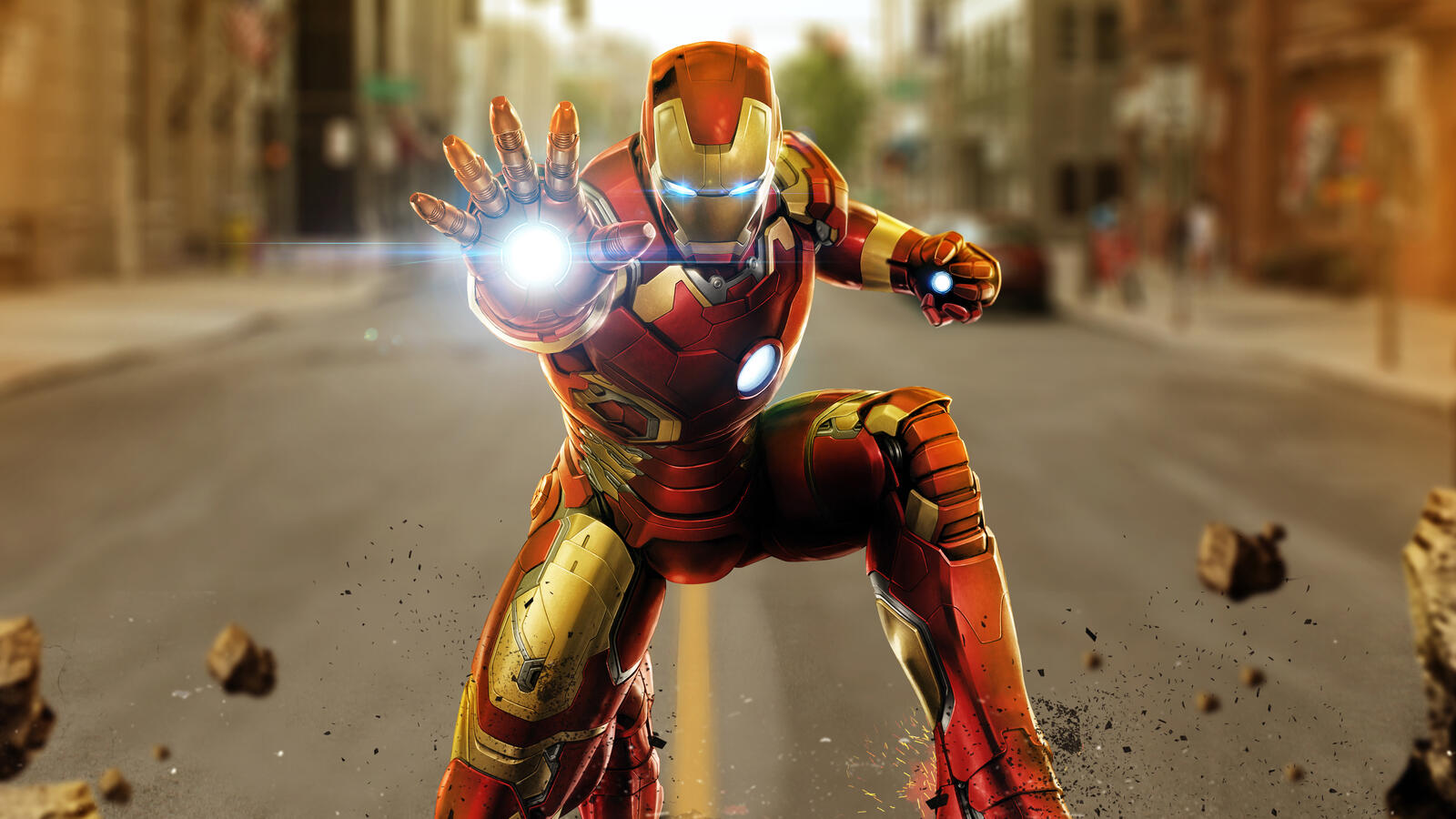 Wallpapers iron man avengers superheroes on the desktop