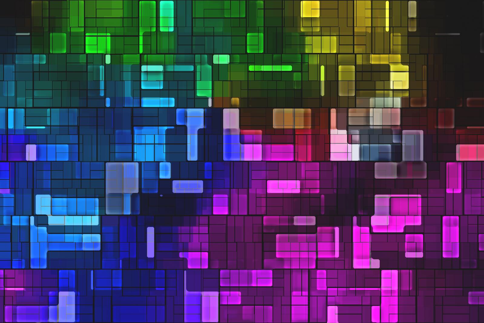 Wallpapers color rendition multicolored lights abstraction on the desktop