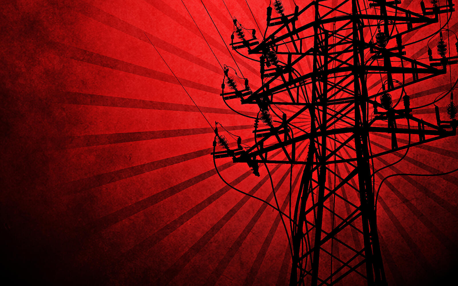 Wallpapers art electricity lines on the desktop