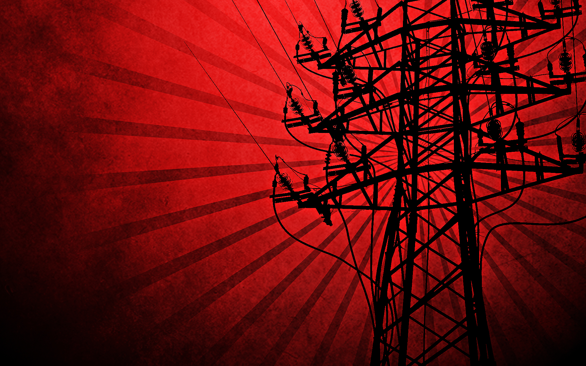 Wallpapers art electricity lines on the desktop