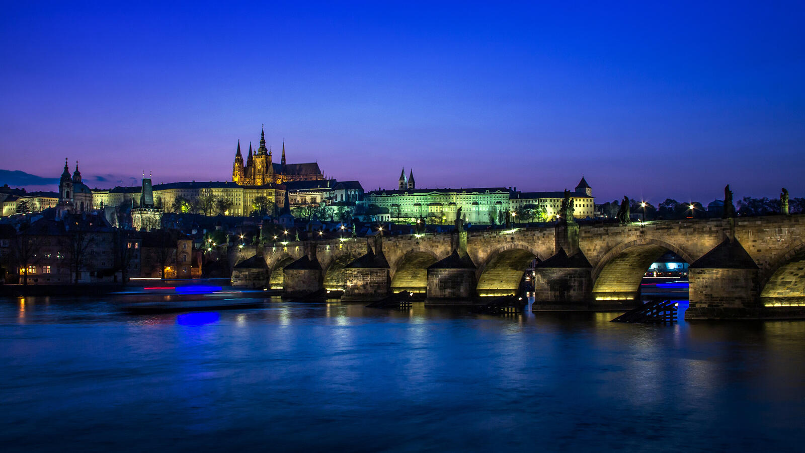 Бесплатное фото Река в Праге