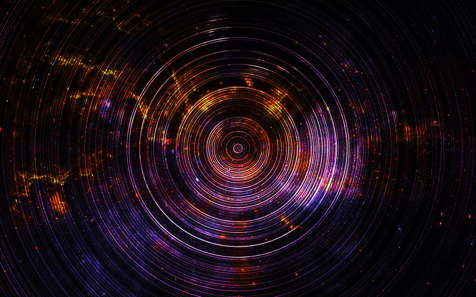 Wallpapers the universe ring digital on the desktop