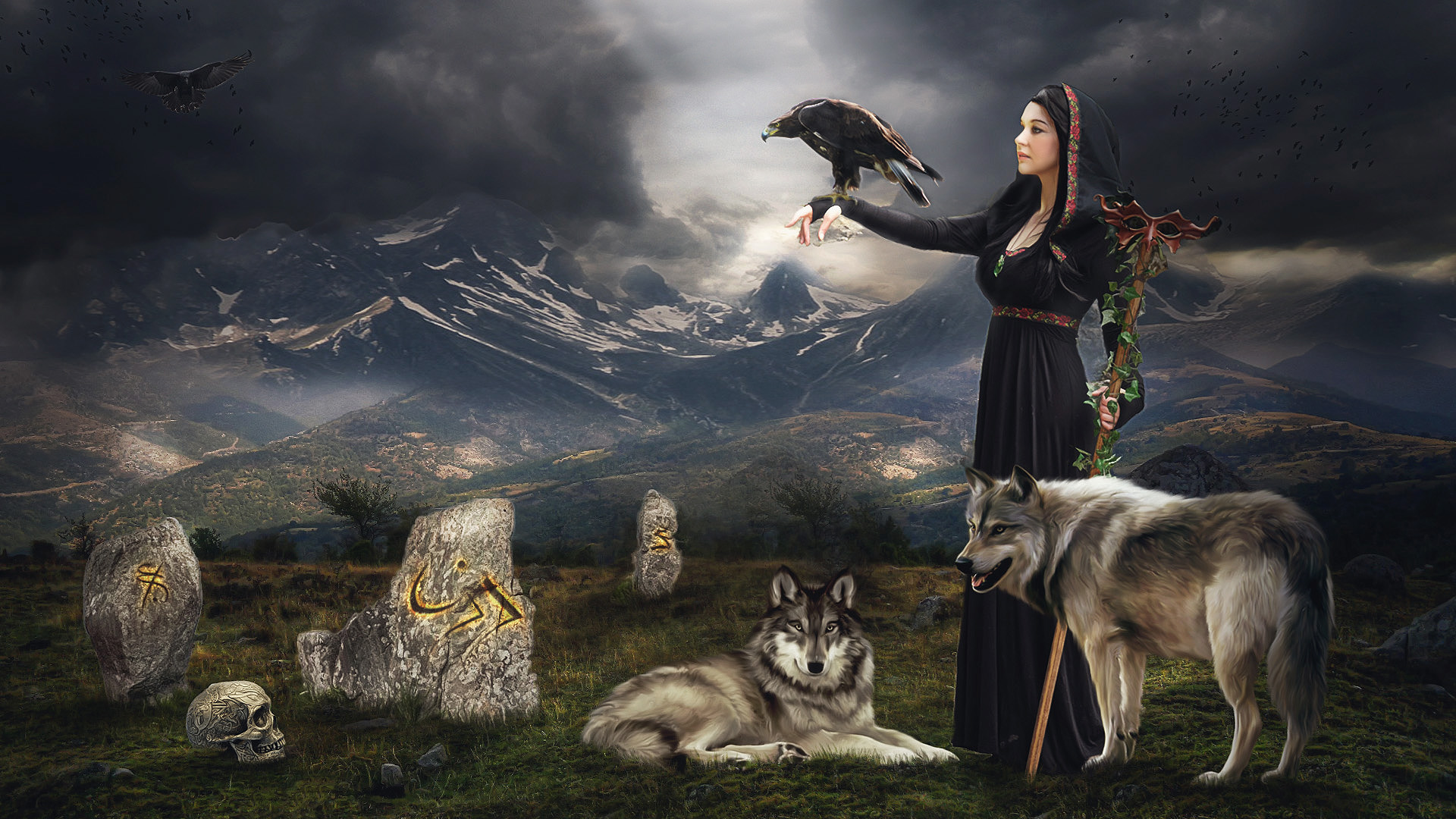 Мара Морена Славянская богиня с волками