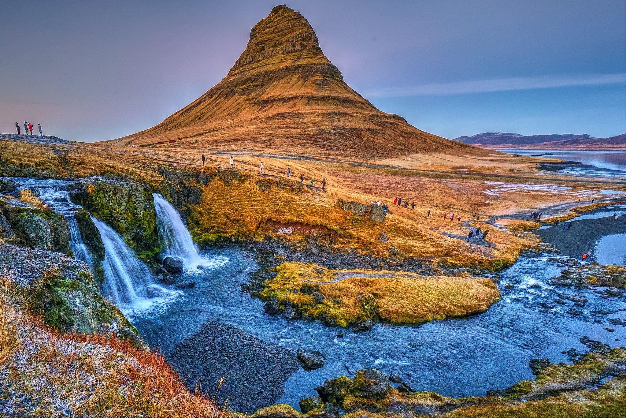 Бесплатное фото Водопад в Исландии