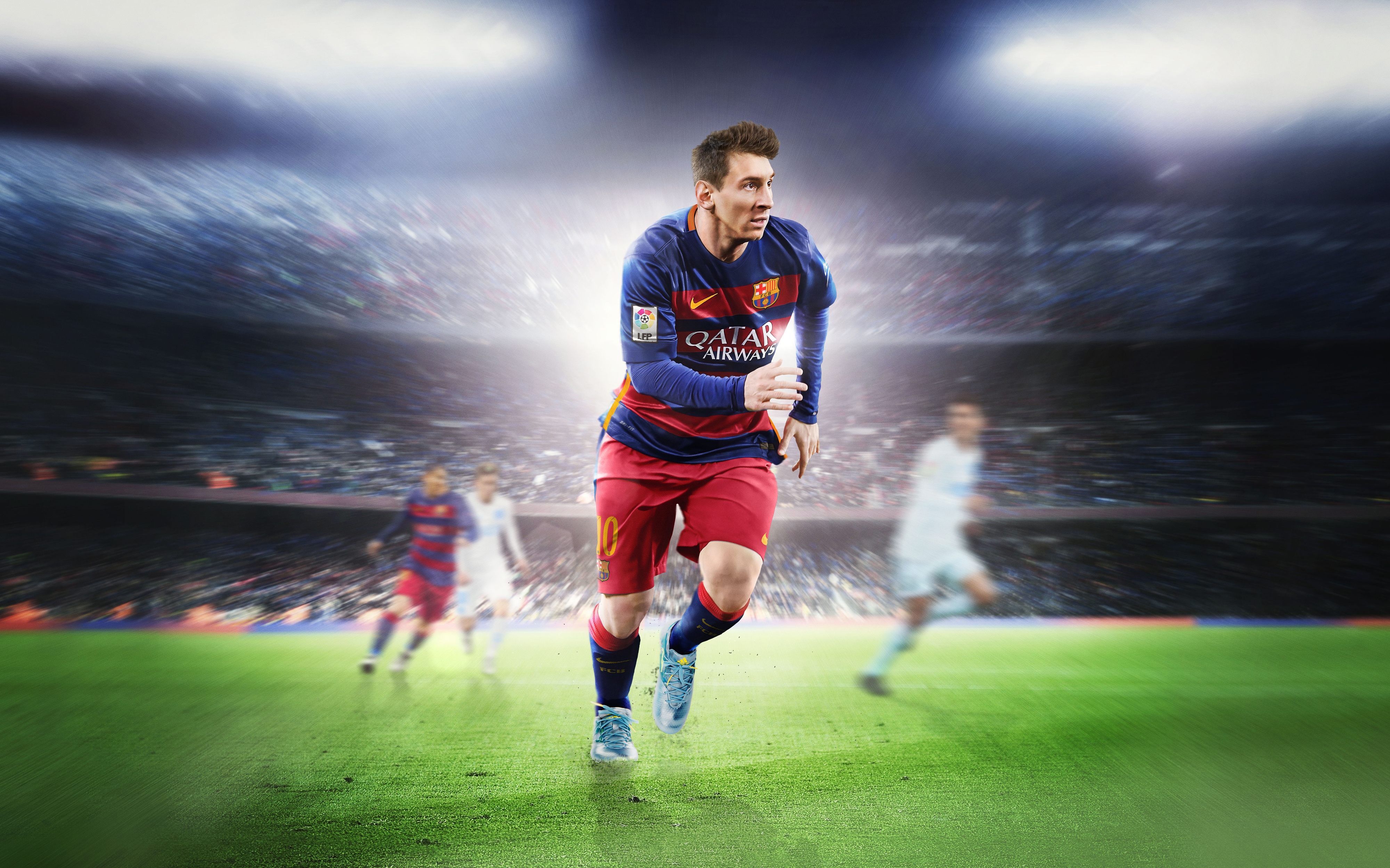 Wallpapers lionel messi barselona football on the desktop