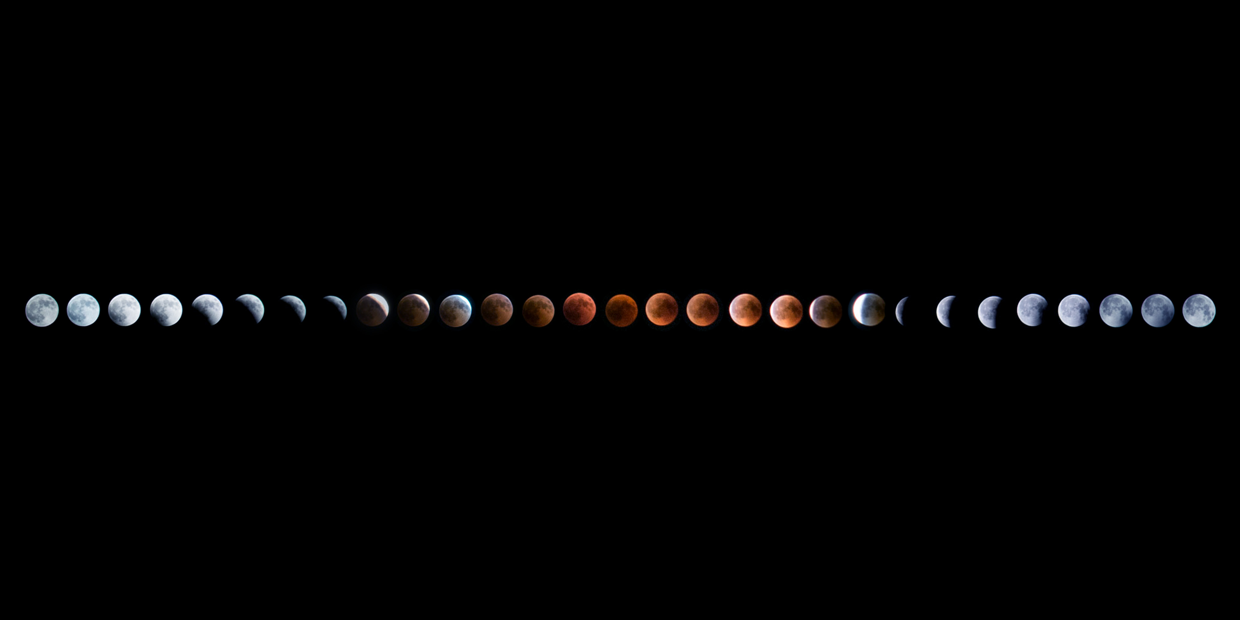 Wallpapers eclipse red moon moon on the desktop
