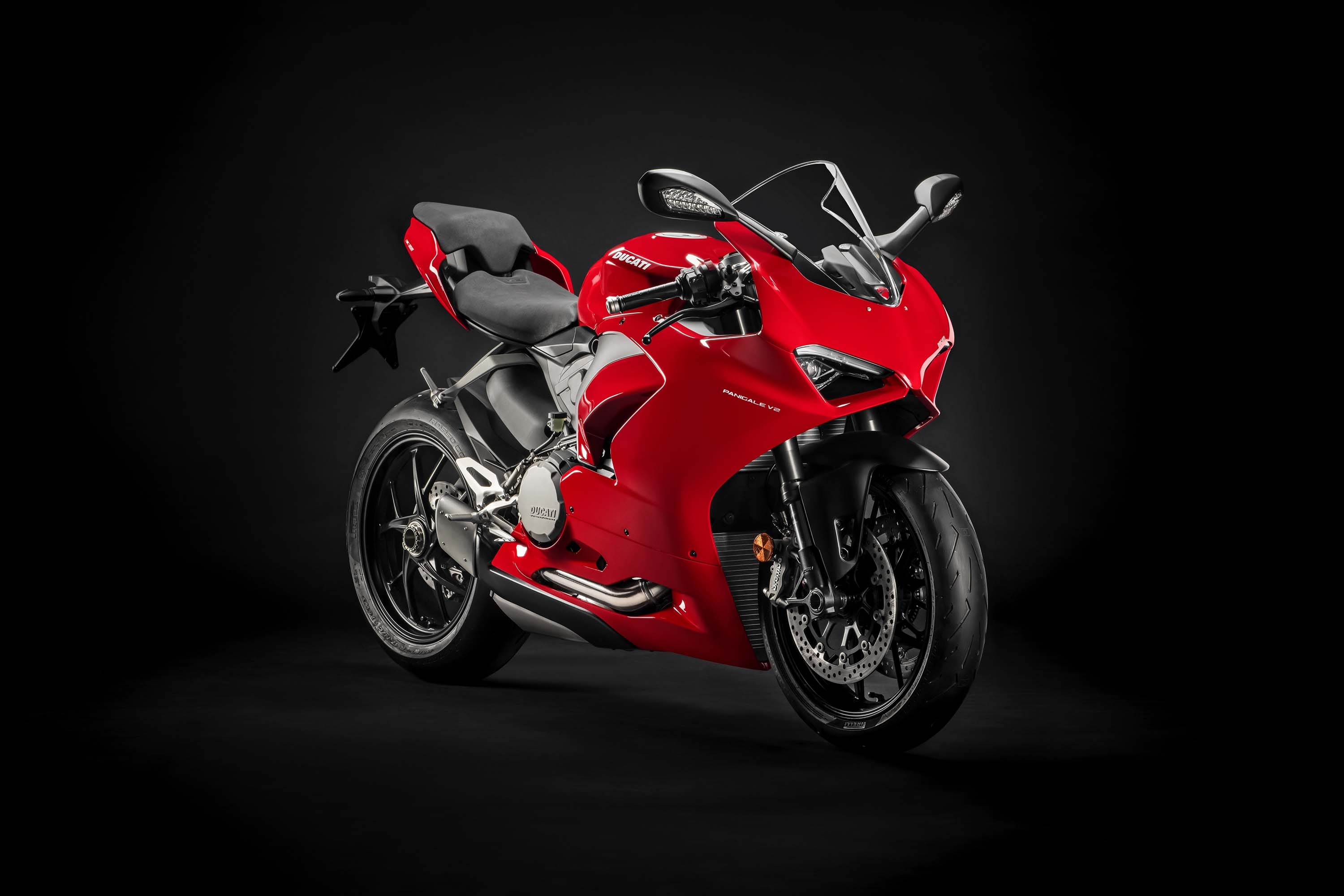 Обои красный мотоциклы Ducati Panigale B2 на рабочий стол