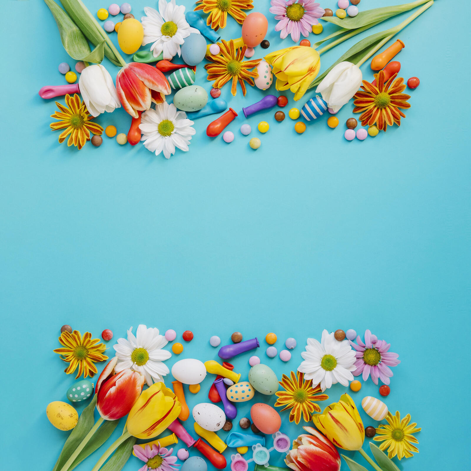 Wallpapers verily risen Easter Easter eggs on the desktop
