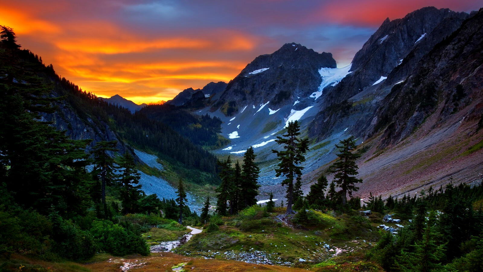 Wallpapers nature mountains view on the desktop