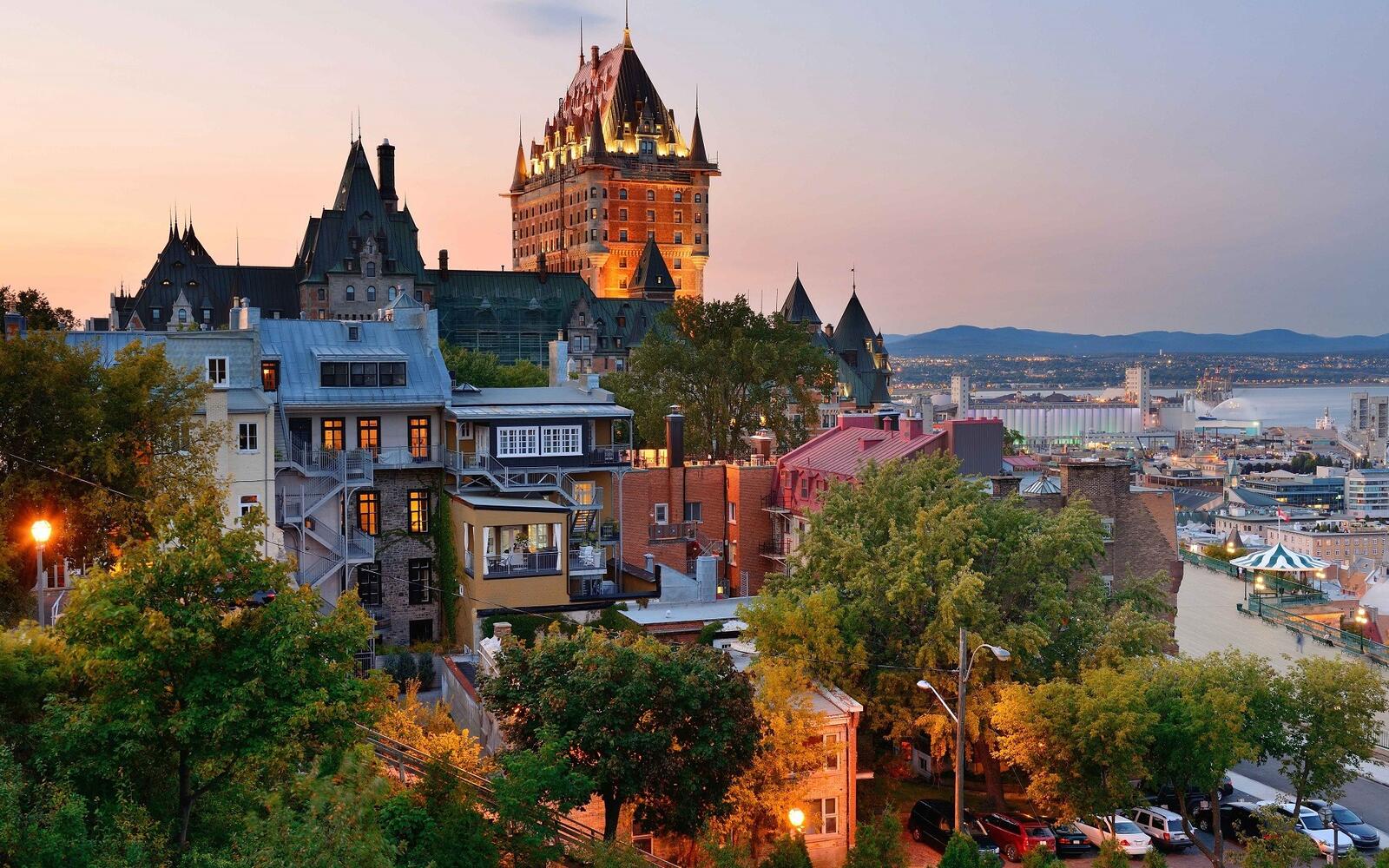 Wallpapers Quebec Canada city on the desktop