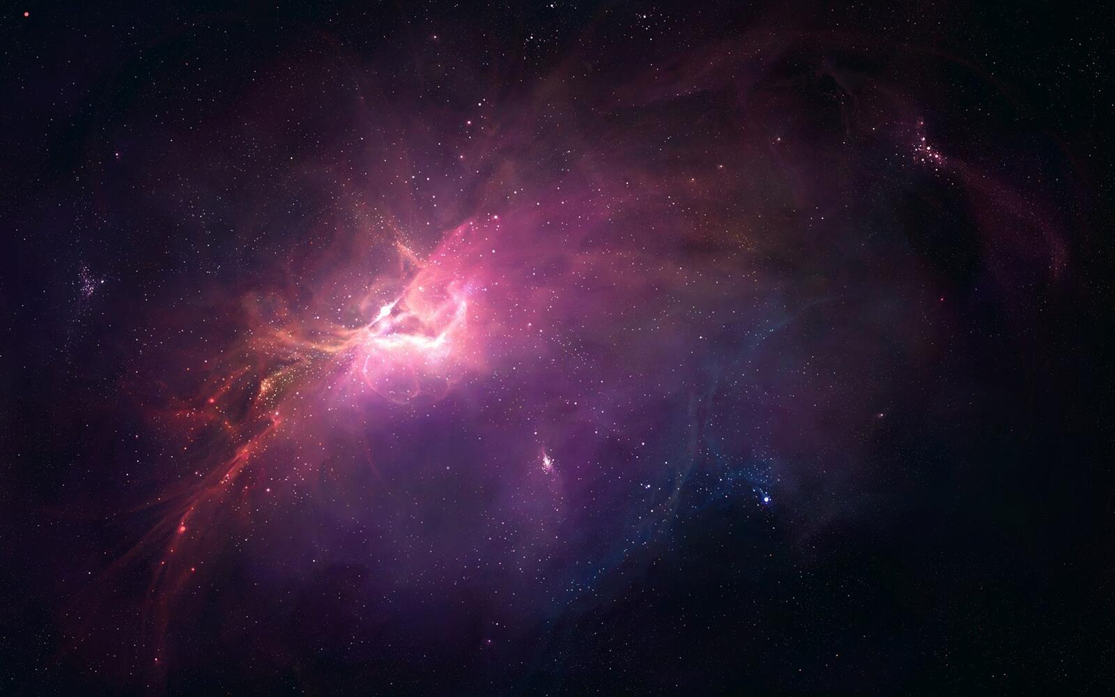 Wallpapers space universe nebula on the desktop