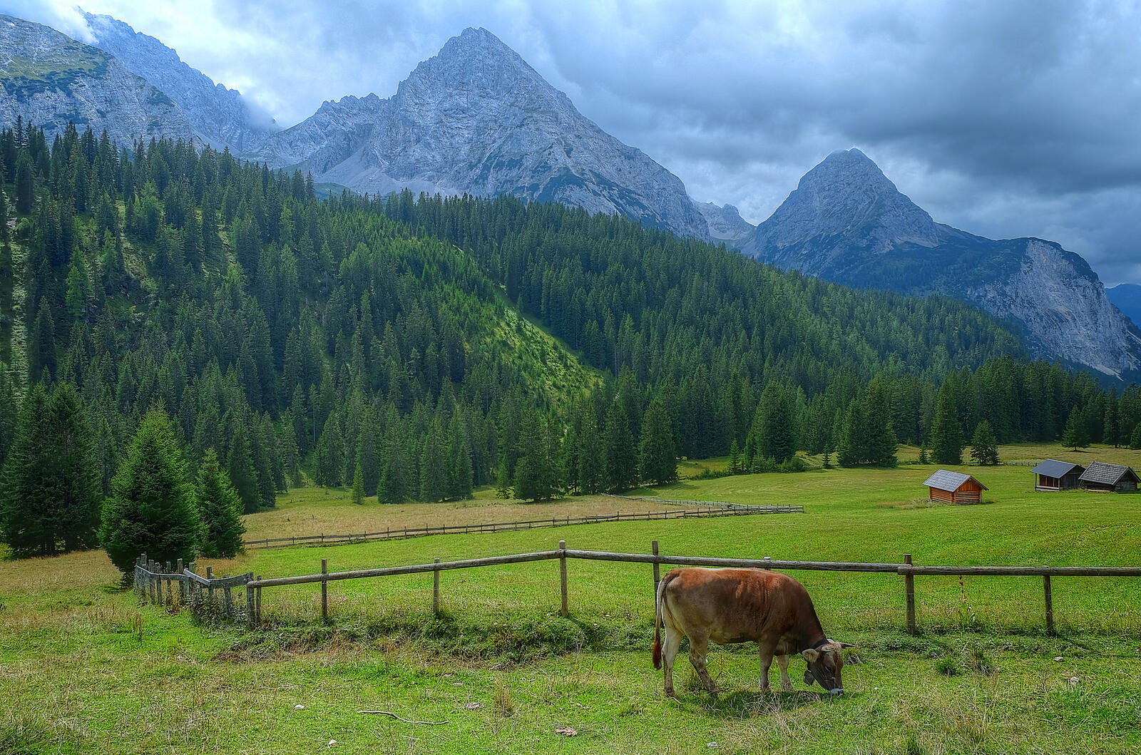 Обои горы природа австрийские Альпы на рабочий стол