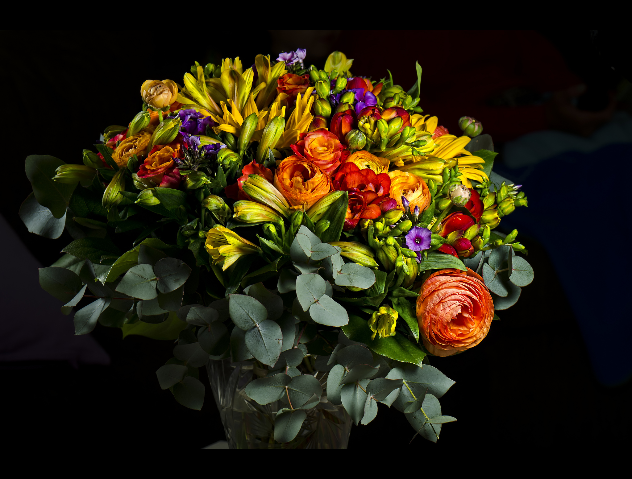 Free photo a beautiful bouquet of flowers